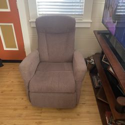 Rocking/swivel  chair. Reclining.