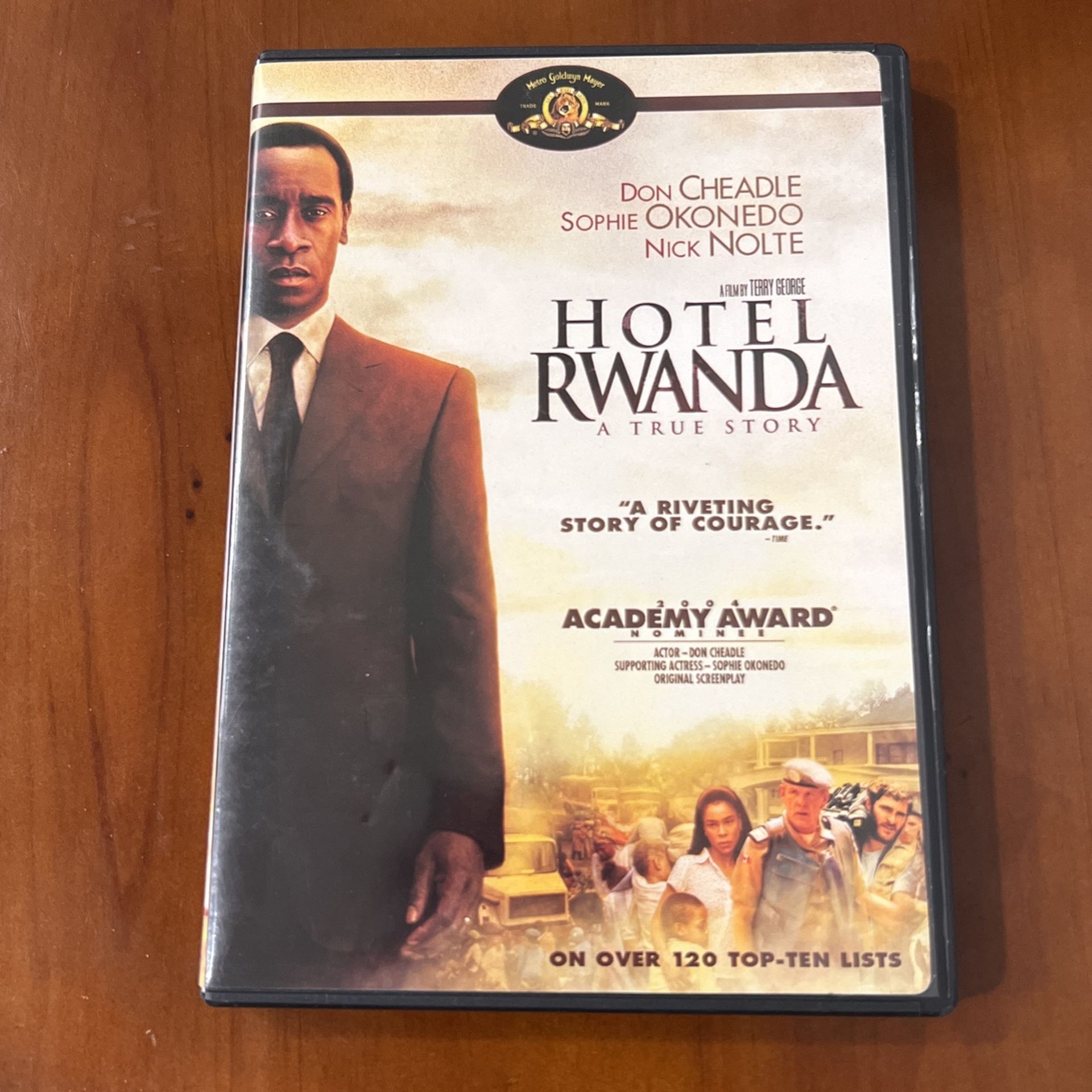 Hotel Rwanda DVD