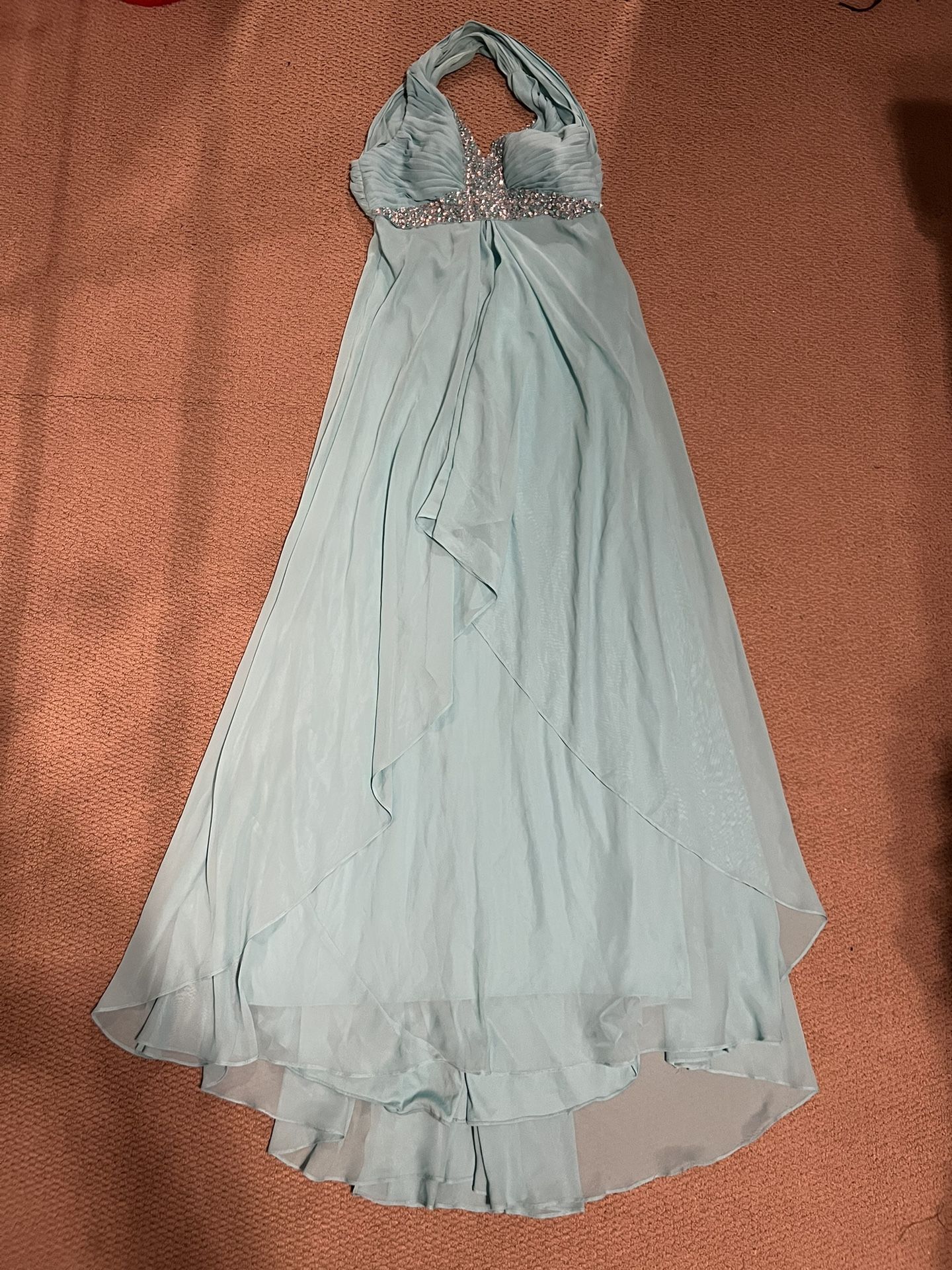 New Halter Jeweled Formal Dress Size 4