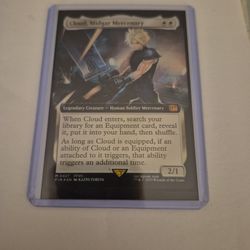 Cloud Midgar Mercenary Ext. Art, Foil