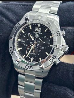 Tag Heuer Aquaracer CAF101E.BA0821 Black Dial Chronograph Men's Watch