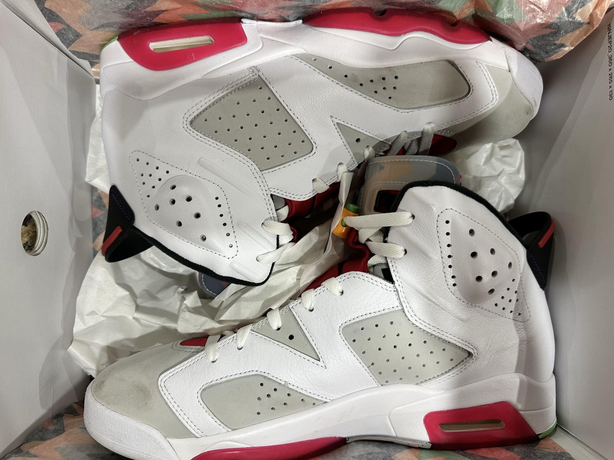 Air Jordan Retro 6 “Hares” Size 12 Used