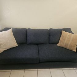 Dark Blue 3 Seat Couch