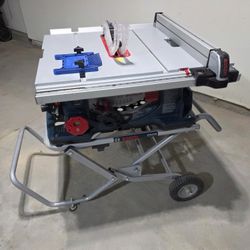 Bosch 10" Table Saw with Mobile Stand