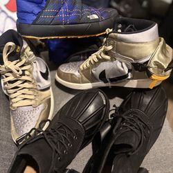 💥👟 Size 9 BUNDLE - Air Jordan 1 + North Face + Duck Boots - ONLY $150 !