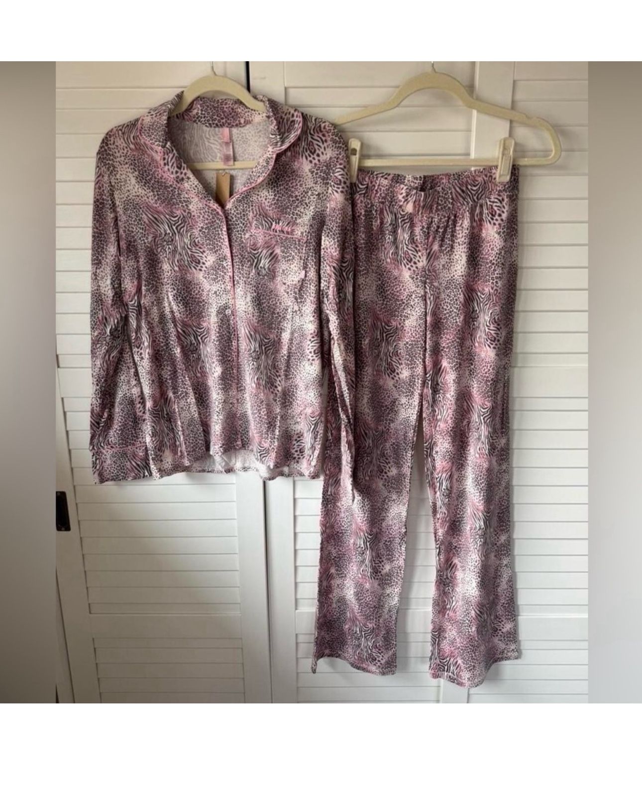 SKIMS UNRELEASED! ANIMAL PRINT LONG SLEEVE SLEEP SET