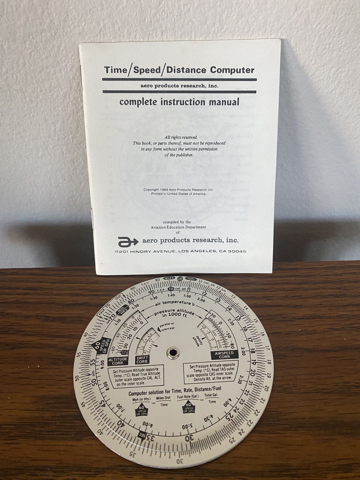 Time/Speed/Distance Computer APR Denalt-304
