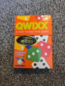 Qwixx Dice Game Gamewright 1201 Fast Family Roll & Write Complete