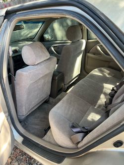 Used Sedan with Beige Cloth Interior