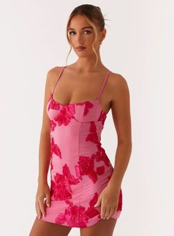ACEPROM Alivia Mini Dress - SIZE 4, Pink