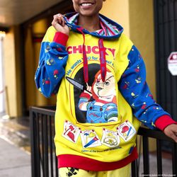 Official Chucky® “Good Guys” hooded Sweatshirt, Size Large