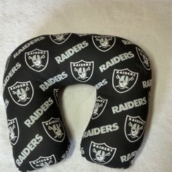 Las Vegas Raiders travel neck pillow