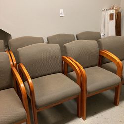 Set Of 8 Reception Chairs. 