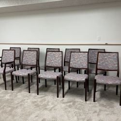 Midcentury Modern Danish Dining Chairs by J.L. Moller - Set 10