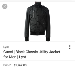 Gucci mens jacket