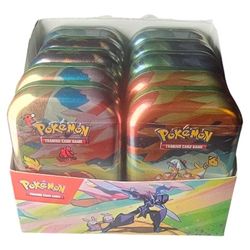 Pokemon Vibrant Paldea Mini Tin DISPLAY Box (10 Mini Tins) NEW Tins Sealed