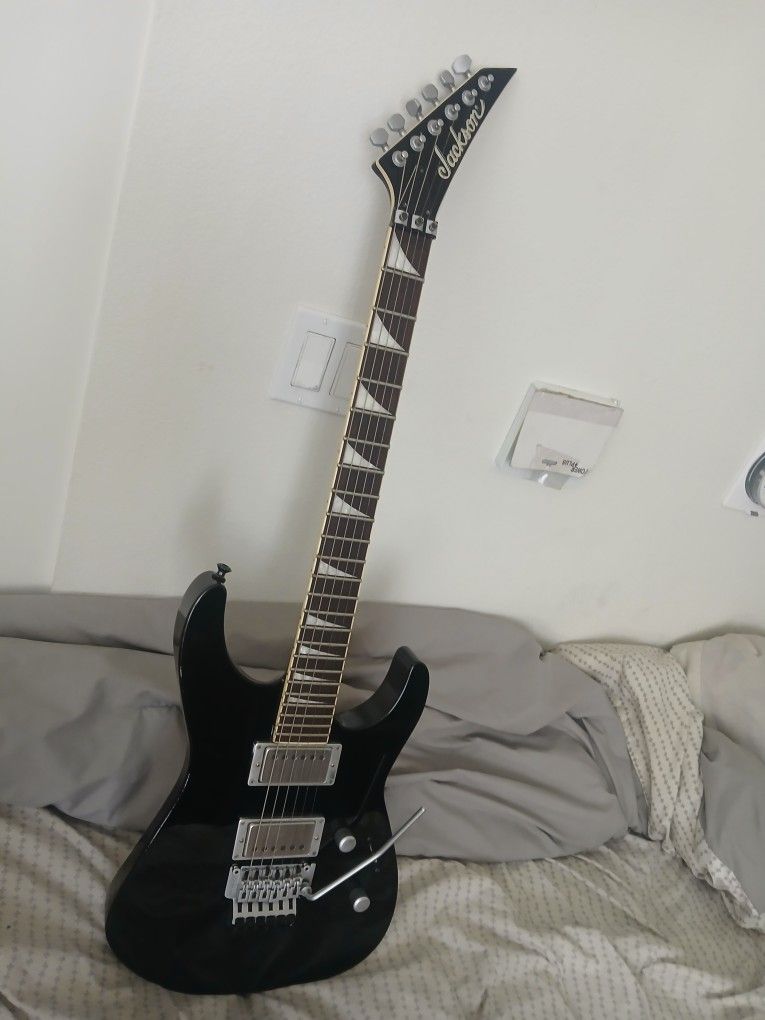Old SCHOOL JACKSON SOLOIST....w Brushed Steel Hdwr. EMGs........in Near Mint Condition....$750