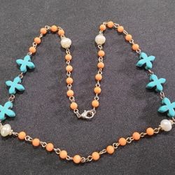 Whimsical Mix Media Necklace/Bracelet 