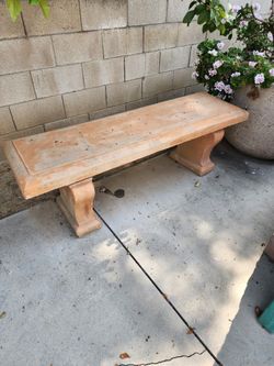 Two Concrete Benches
