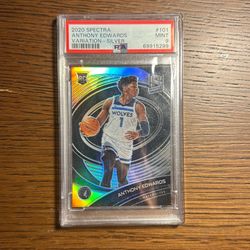 ANTHONY EDWARDS SILVER SPECTRA VARIATION PSA 9!