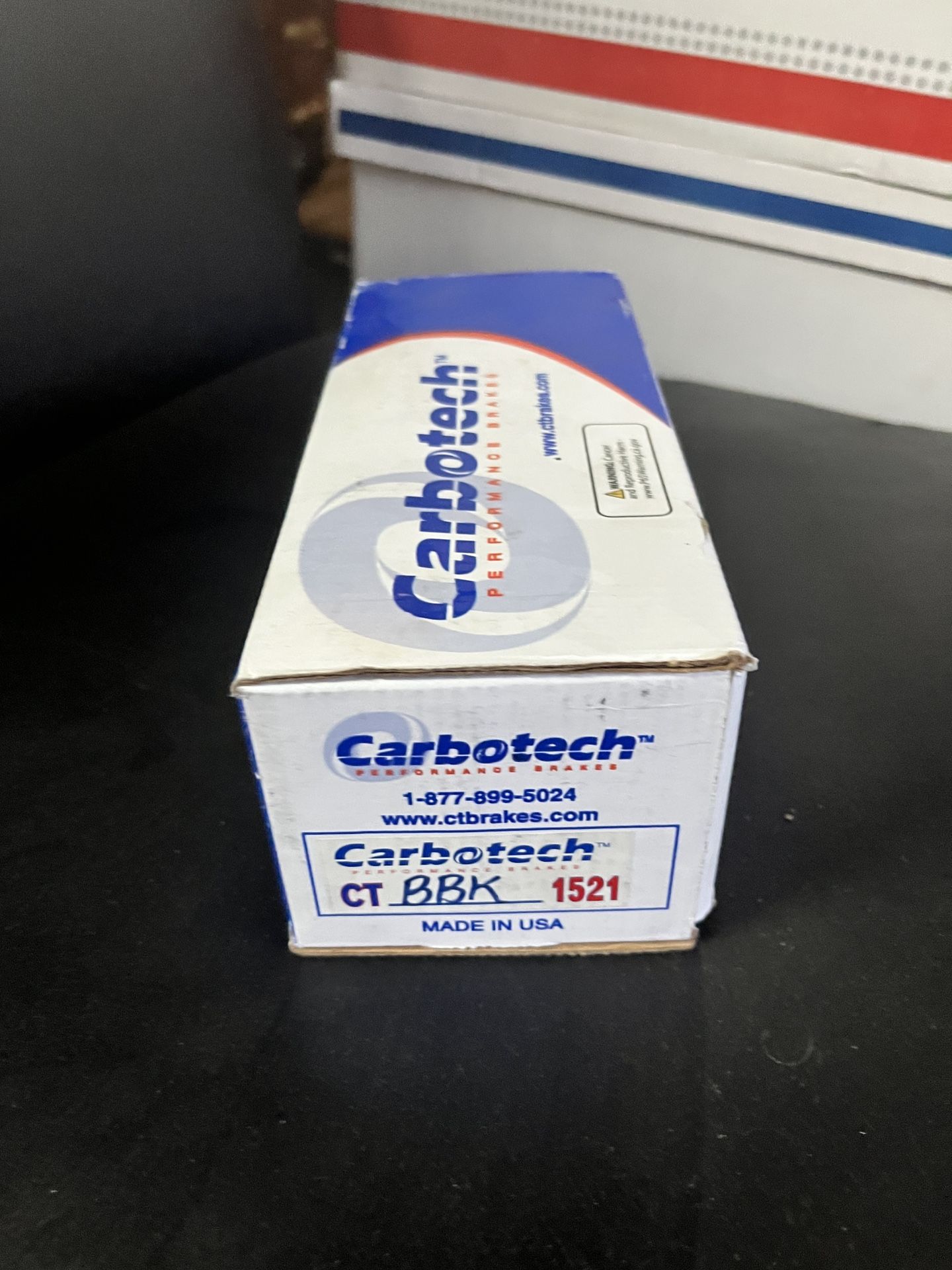 Carbotech 1521 Brake Pads - Big Brembo GT 6-Piston BBK | Street Performance Low Dust | Quiet Operation | Rotor-Friendly | CT1521 Compound