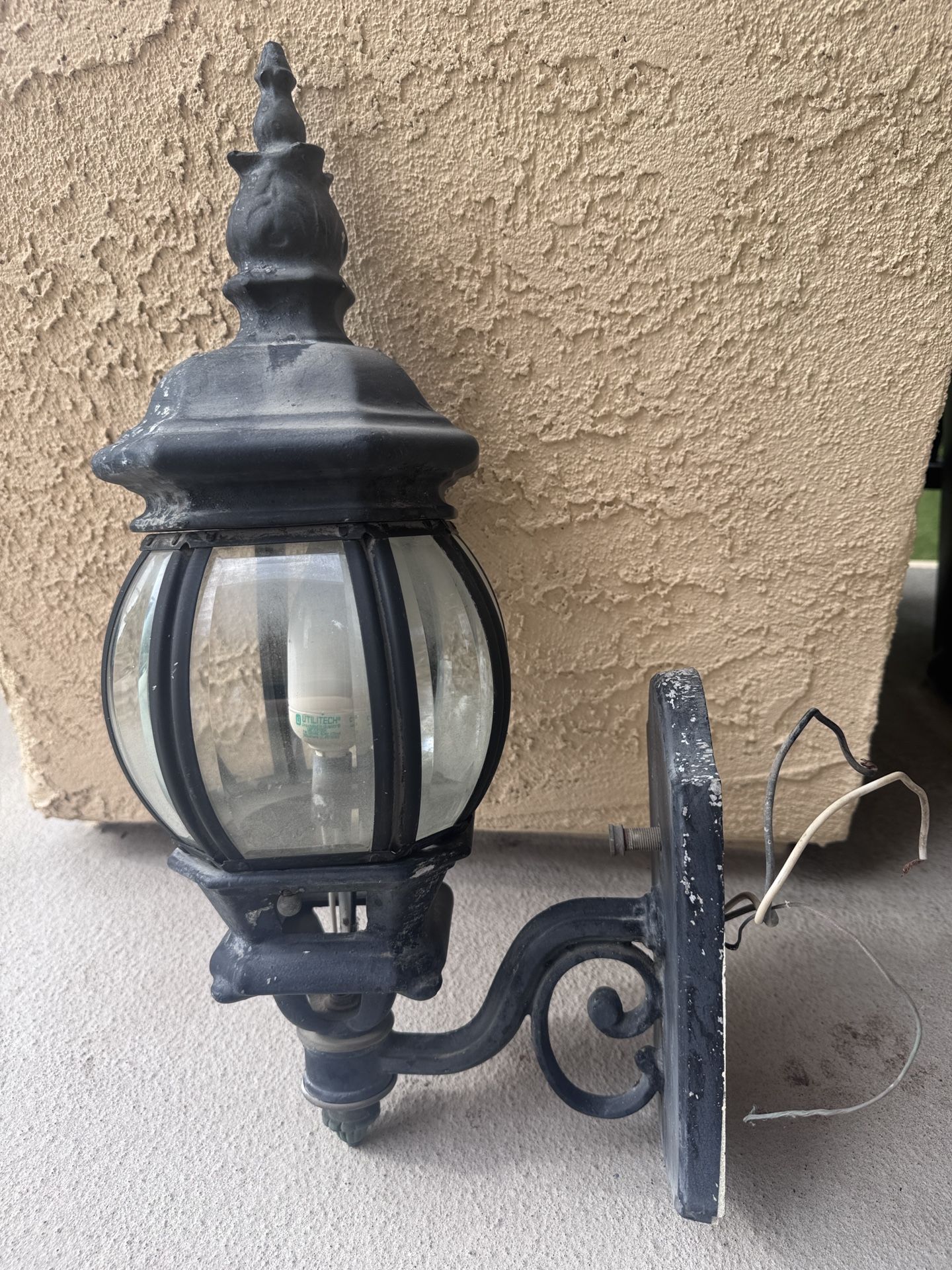 🎃 Outdoor Wall Lamp — Wall Lantern — Black Exterior Wall Light