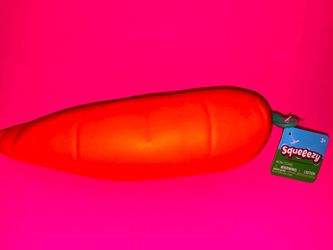 Squeeezy Carrot Squishy Toy