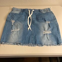 Jean skirt