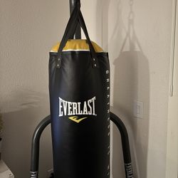 Punching bag + stand