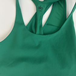 ALO GREEN BODYSUIT- SIZE L (purchased but Never Worn) 