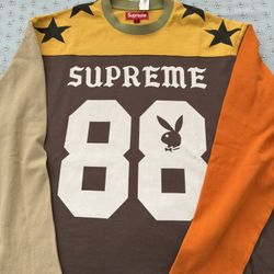 Supreme Week 3 Playboy Football Top Medium. in Hand