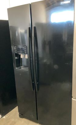 Samsung Side By Side Black Refrigerator Fridge
