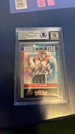 Joe burrow panini contenders ROY