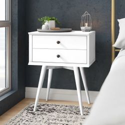Solid wood nightstand