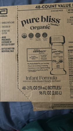 Pure Bliss Organic Infant Formula 48 Pack