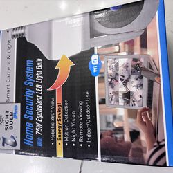 SIGHT BULB Motion Detecting 360-Degree Indoor/Outdoor Wi-Fi Home Security Camera