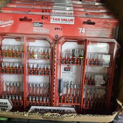 Milwaukee 74pc Impact Driver Bit Set