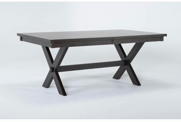 Pollie Brown Rectangular 72-90" Extendable Dining Table