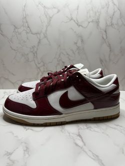 Nike Dunk LX Low Team Red Croc W Size 11.5 (FJ2260-004)/New No Box