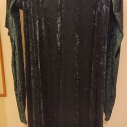 Crushed Velvet Fabric Tunic