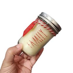 Rae Dunn Spice Vanilla FAMILY Candle Damaged Lid