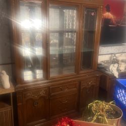 Mahogany China Cabinet 