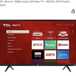 TCL  Roku 40 Inch 1080p Smart TV