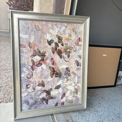 Large Framed Art From Z Gallery 38”x28” Original $230