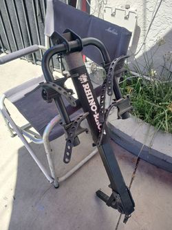 Rhino Bike Rack Holds Two Bikes With Hitch