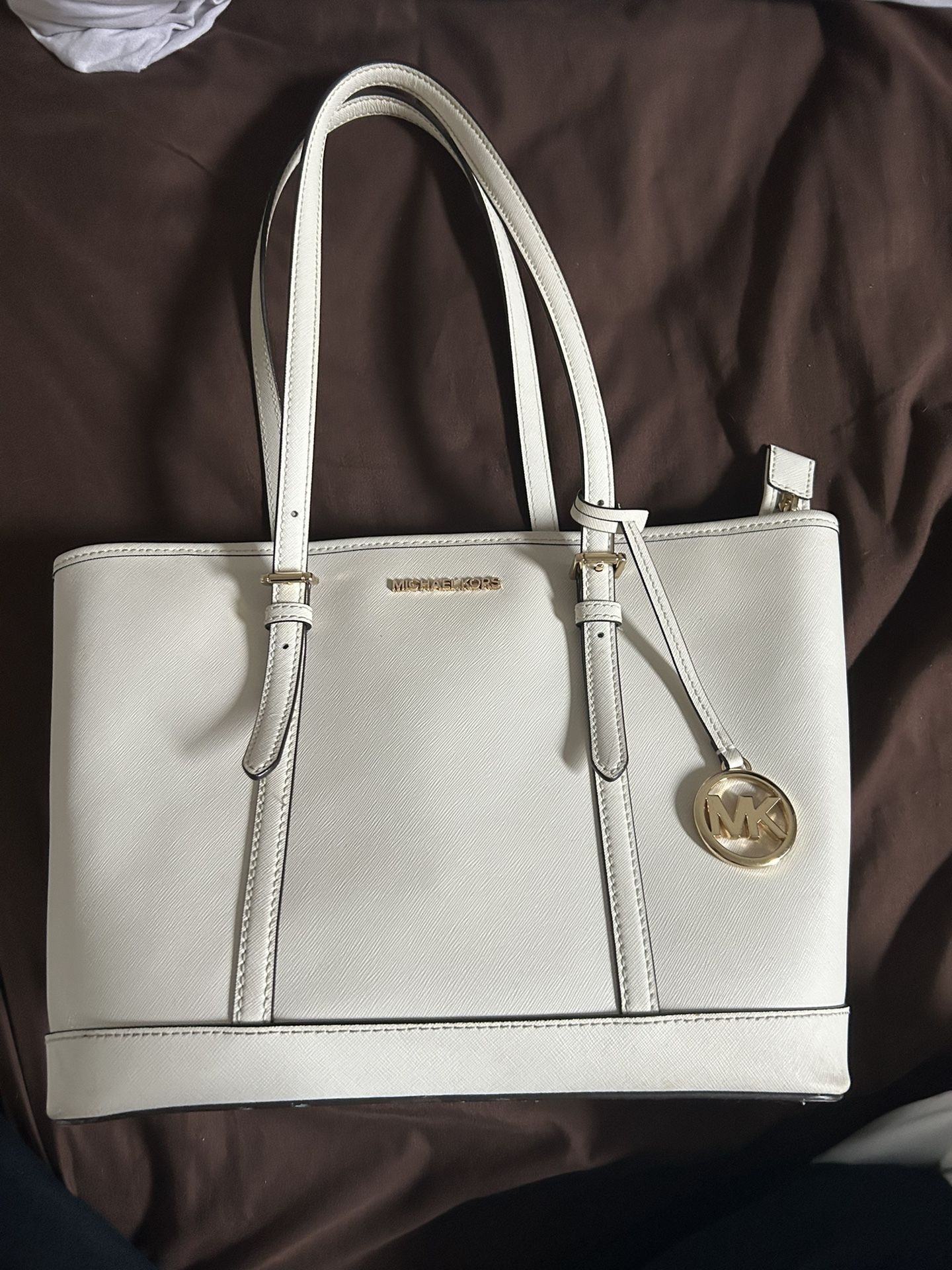 Michael Kors Jet Set Leather Tote Bag