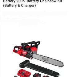 Milwaukee Dual Battery Chainsaw 