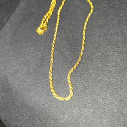 20 Inch Gold Filled Rope Chain 2mm