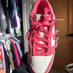 Coral Colored Dunks - Worn Once Size 6 1/2