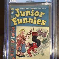 CGC Graded (FN) Golden Age Comic- Junior Funnies #10- 1951